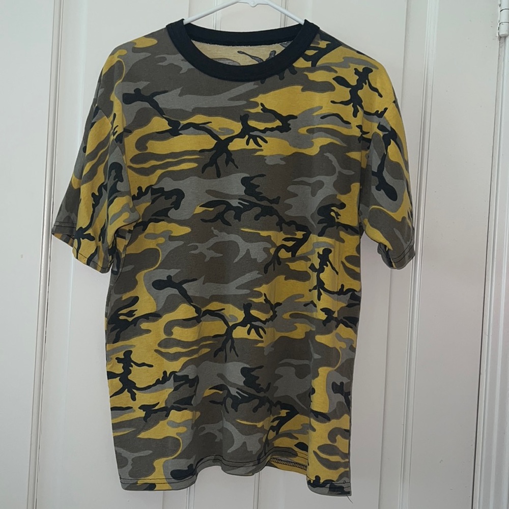 Yellow Camo Shirt